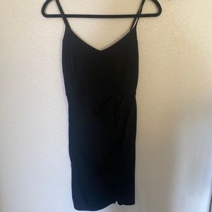 Black mini dress never worn size small